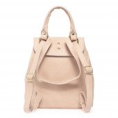 Rucsac dama din piele naturala DiAmanti Umberto Rosa